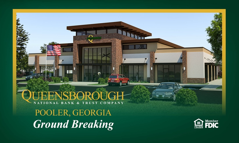 Queensborough National Bank & Trust breaks ground on new Pooler location