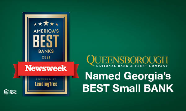 Newsweek names Queensborough Best Bank in Georgia