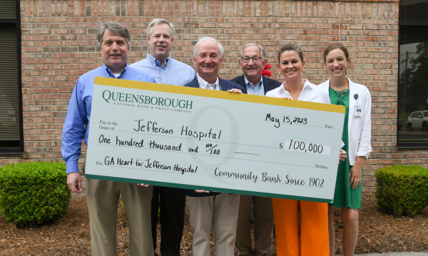 Queensborough Donates to Jefferson Hospital through GEORGIA Heart