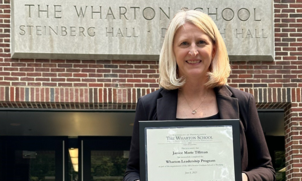 Congratulations to our Stonier School of Banking Graduate, Janice Tillman